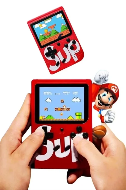 Retro Mini Oyun Konsolu 400 Oyunlu Taşınabilir Eğlence