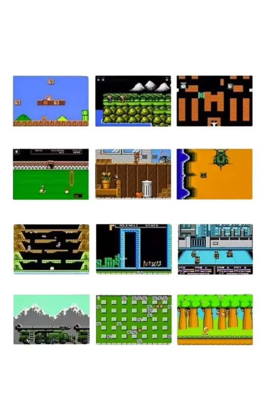 Taşınabilir Sup Atari Konsolu 400 Oyunlu Çocuklar İçin Eğlence