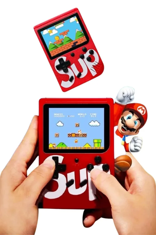 Retro Oyun Konsolu 400 Oyunlu Taşınabilir Mini Eğlence