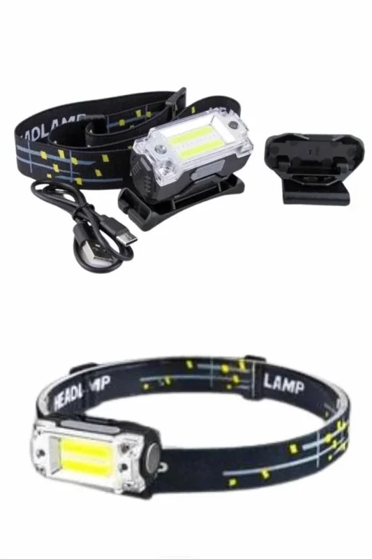 Sensörlü Led Kafa Lambası 6 Led Yüksek Işık Gücü Kamp İçin