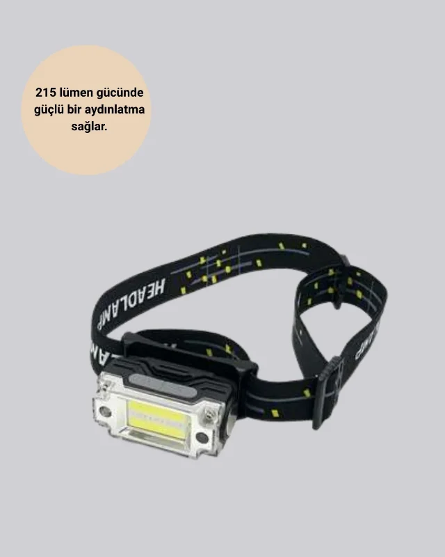Yeni Nesil Manyetik Gövdeli Şarjlı Led Fener 215 Lm
