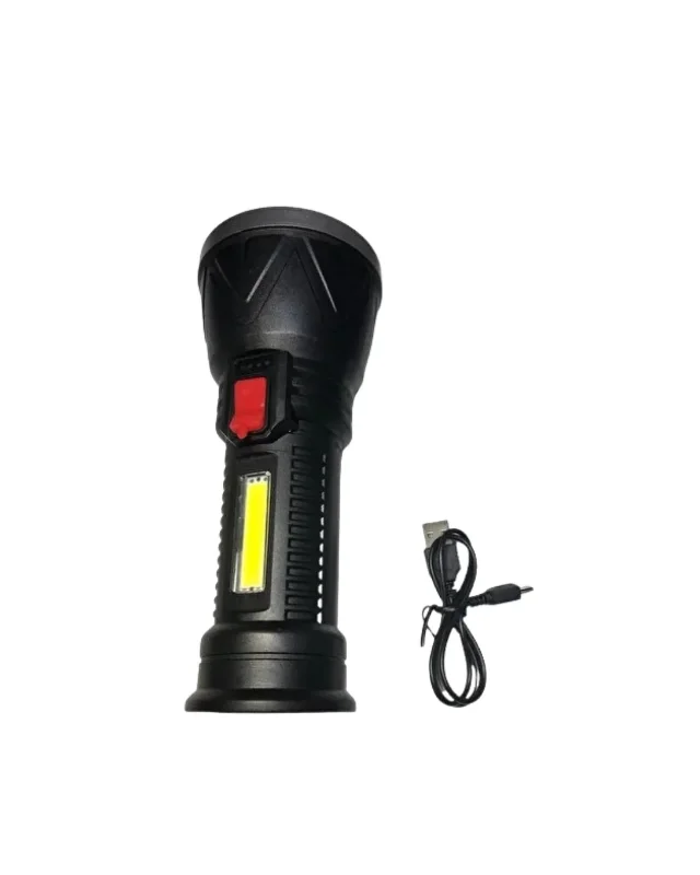 Dayanıklı Uzun Menzilli Şarjlı El Feneri 9 Led – 4. görsel
