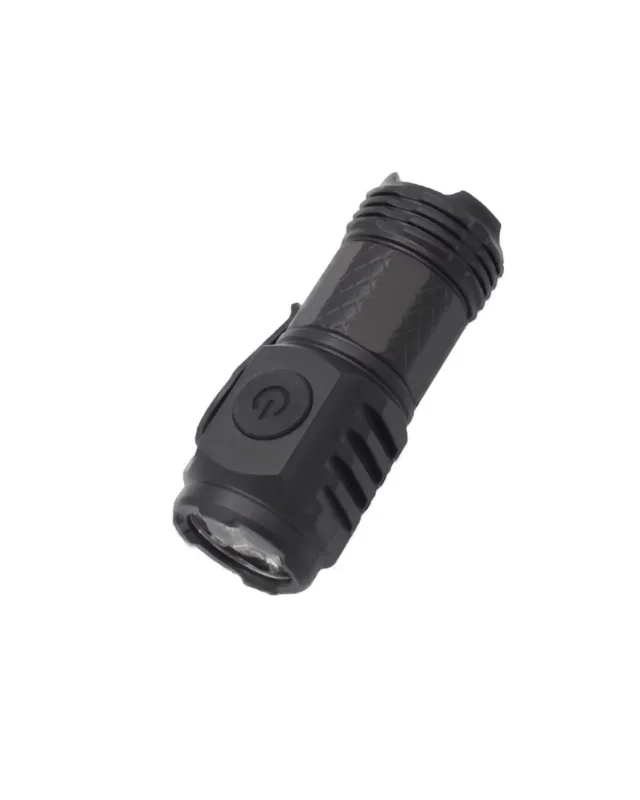 Kompakt 3 Led El Feneri 5 Modlu Metal Klipsli