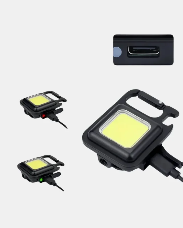 Katlanabilir Manyetik Usb Type-c Mini Fener Ve Şişe Açacak