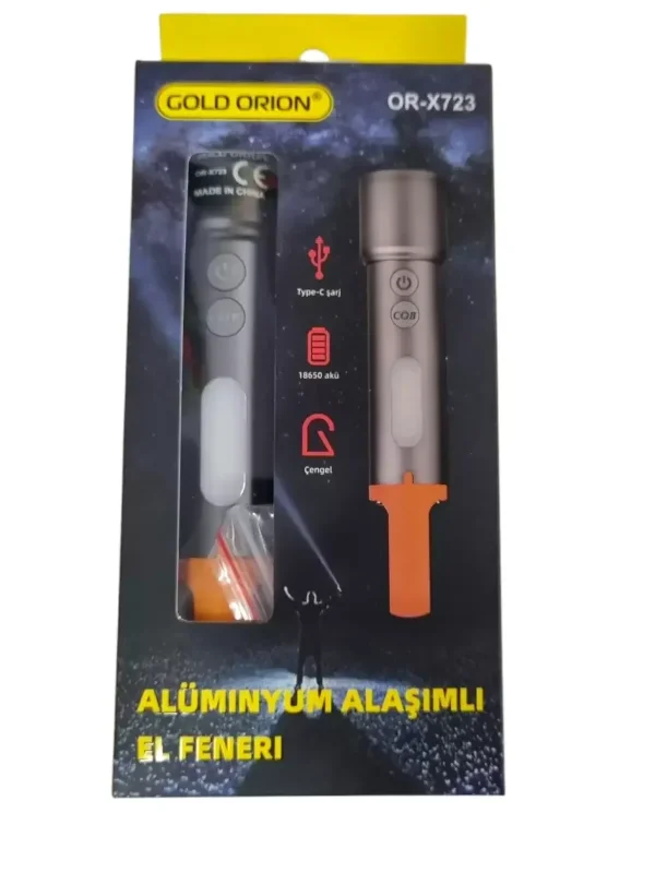 Taktik Askeri Fener X723 1 Adet Kamp Ve Acil Durumlar İçin