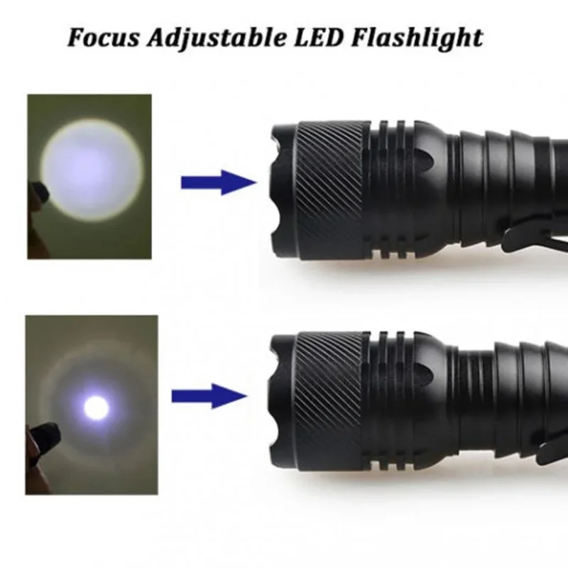 Mini Şarjlı El Feneri 500 Lumens - Taşınabilir Led – 4. görsel