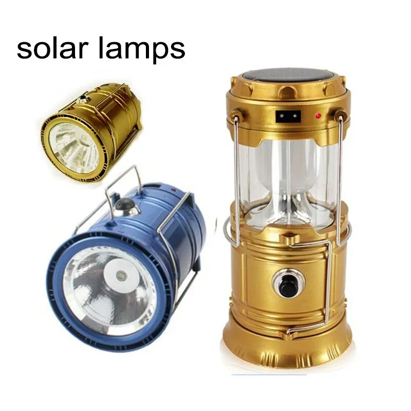 Açılır Kapanır Güneş Enerjili Kamp Lambası