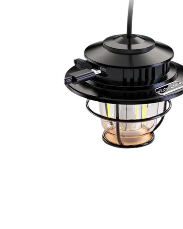 Vintage Led Kamp Lambası 4 Modlu Hafif Taşınabilir