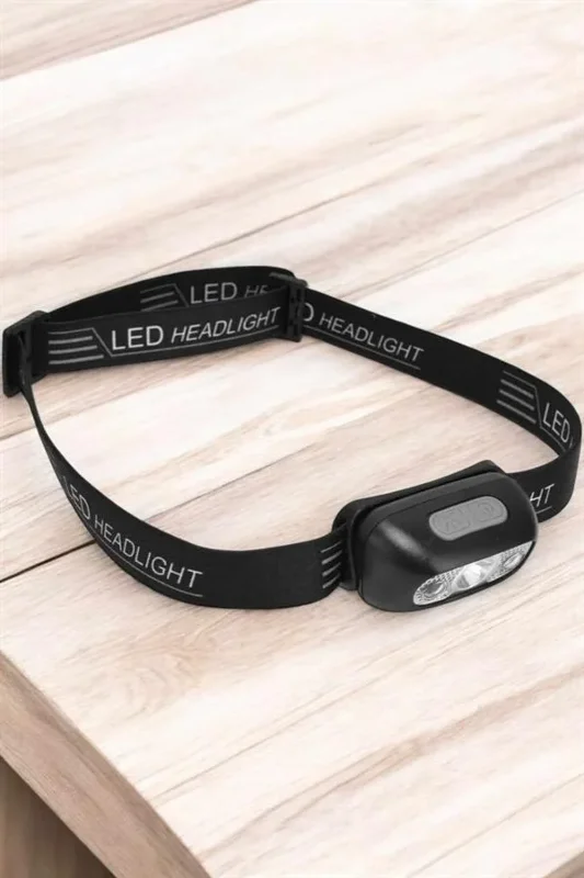 Şarjlı Led Kafa Lambası 4 Modlu Su Geçirmez Kamp Işığı