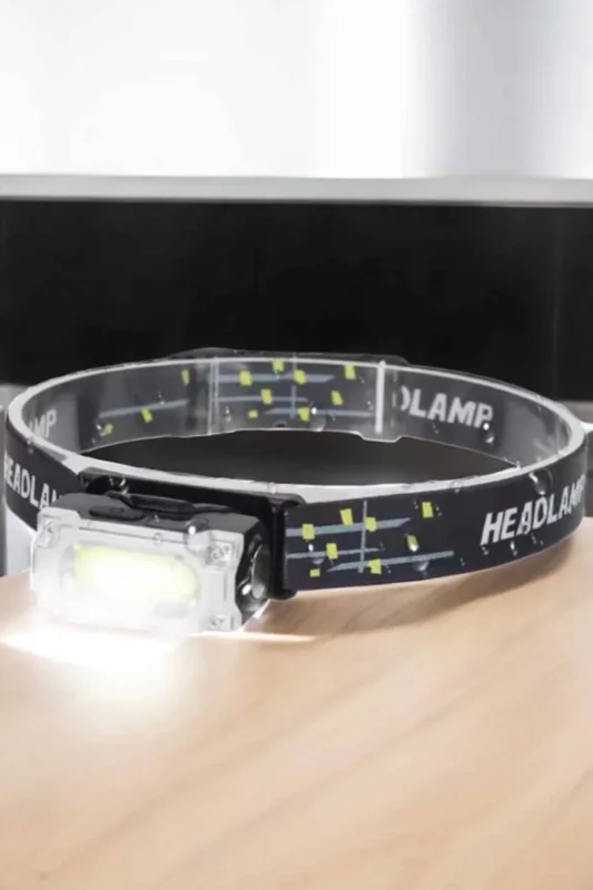 Usb Şarjlı Led Kafa Lambası 215 Lumen Esnek El Feneri