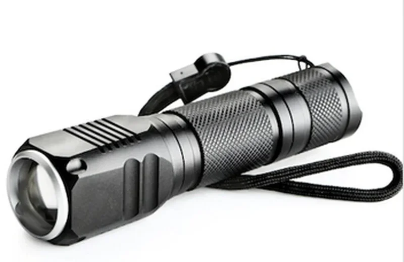 Yüksek Işık Şarjlı El Feneri 2000 Lm T6 Led Zoomlu