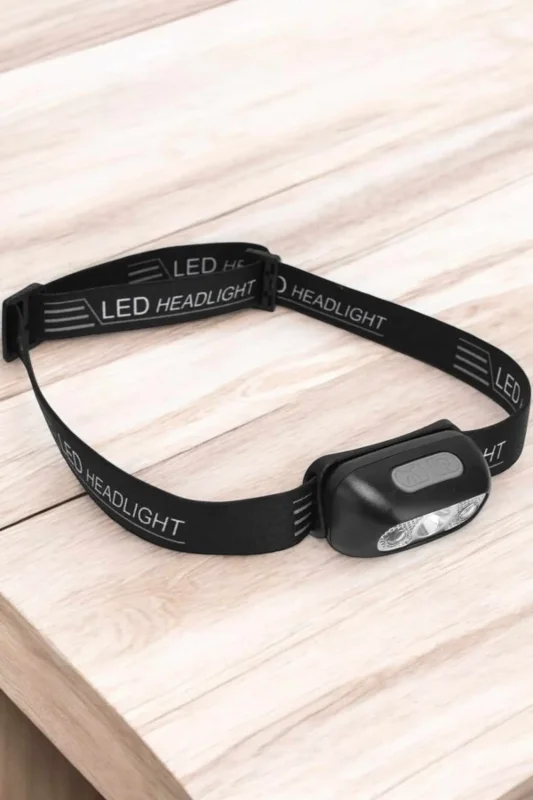 Şarjlı Led Kafa Lambası 4 Modlu Ipx5 Su Geçirmez 60 Derece