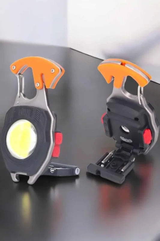 Led Fener Ve Düdük Acil Durum Seti 5 Fonksiyonlu Usb Şarjlı – 2. görsel