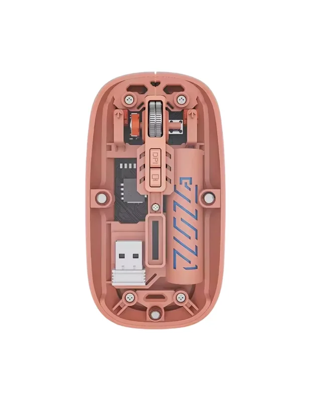Şeffaf Tasarımlı Kablosuz Mouse Bluetooth Ve Usb Uyumlu