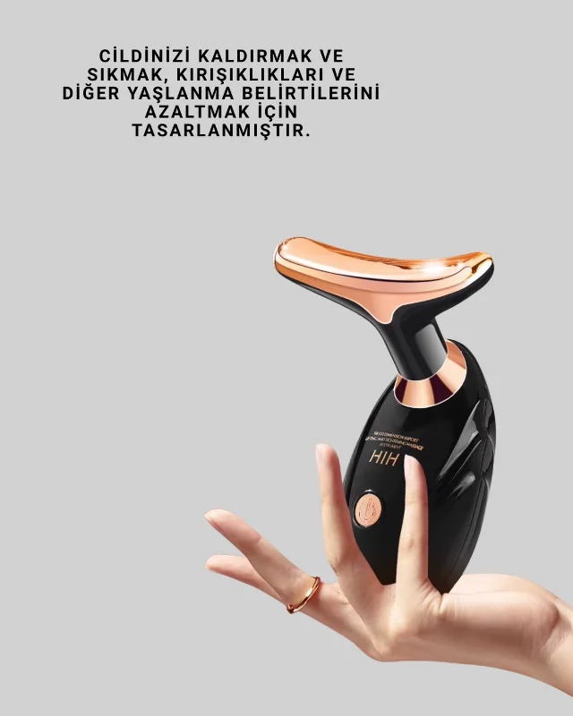 Çok Fonksiyonlu Yüz ve Göz Masaj Aleti – Genç ve Parlak Bir Cilt İçin – 2. görsel