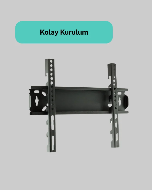 32-42 İnç TV Askı Aparatı Kolay Kurulum Düz ve Kompakt Tasarım