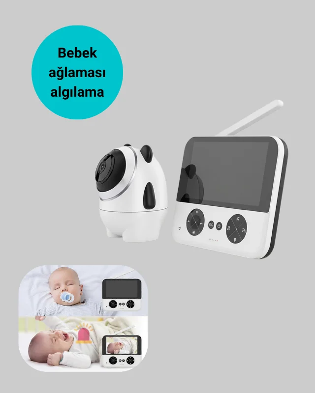 Görüntülü Bebek Monitörü 4.3 İnç Ekran ve Sesli İletişim – 3. görsel