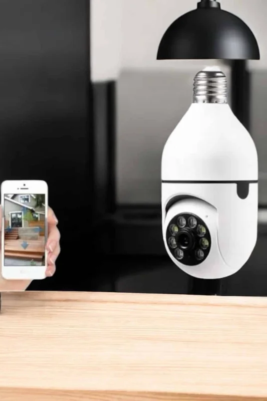 Güvenlik Kamerası Wifi Kamera Duylu Ev Kamerası Wifi Bağlantılı Dönebilen – 3. görsel