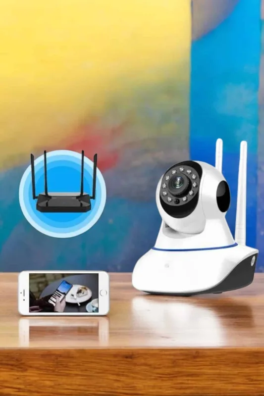 Wifi Kamera Ev Kamerası Gece Görüşlü Kablosuz Bebek Izleme Kamerası – 4. görsel