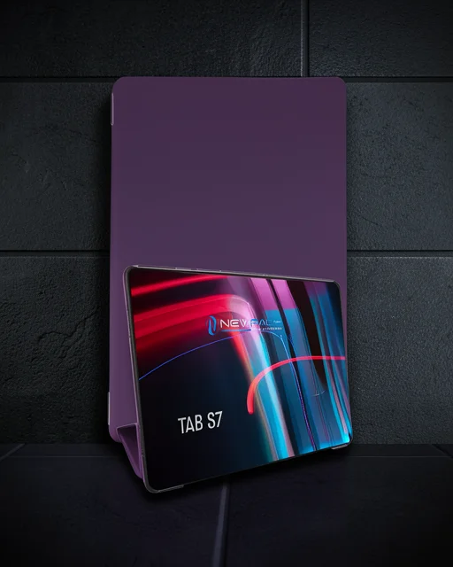 Samsung Galaxy T870 Tab S7 11 Kılıf Tablet Smart Kılıf - Mor