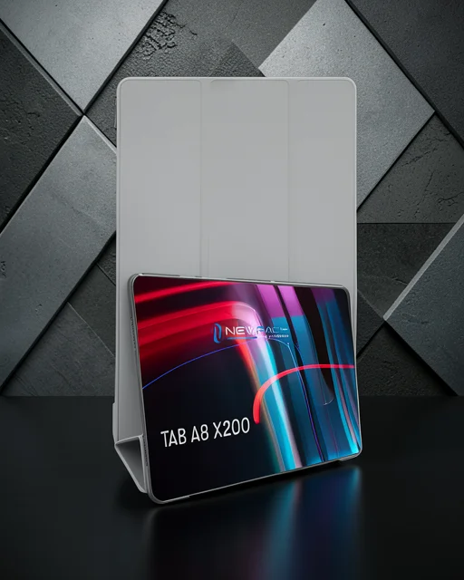 Samsung Galaxy X200 Tab A8 10.5 Kılıf Tablet Smart Kılıf - Gri