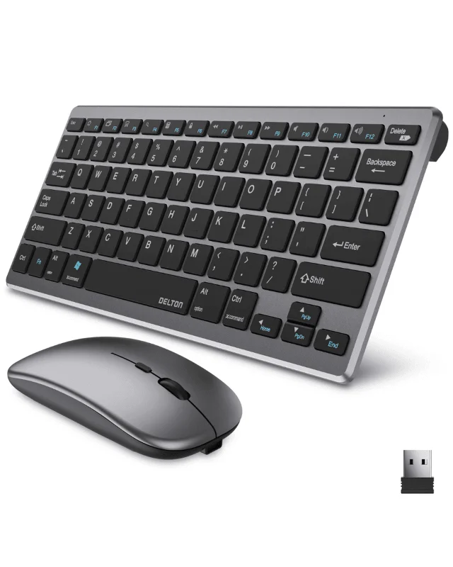 Kablosuz Bluetooth Klavye Mouse Seti Şarjlı Tablet Laptop Uyumlu