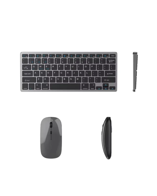 Kablosuz Bluetooth Klavye Mouse Seti Şarjlı Tablet Laptop Uyumlu