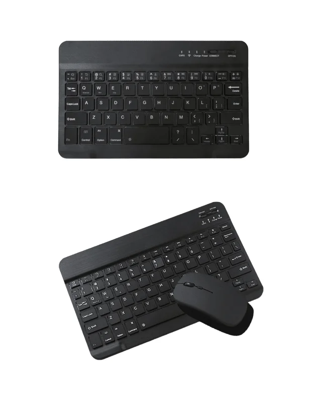 Kablosuz Bluetooth Klavye Mouse Seti Wireless Sessiz İnce Tasarım Çoklu Uyumlu