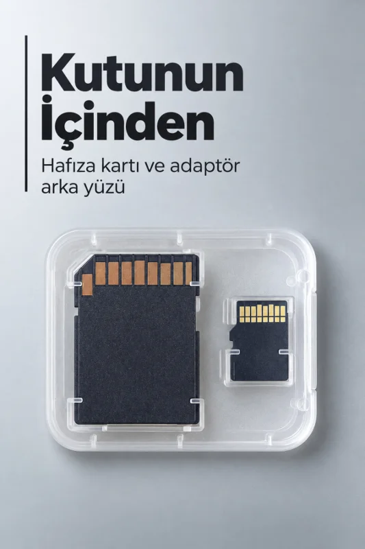 16 GB MicroSD Hafıza Kartı Adaptör ve Şeffaf Kutulu