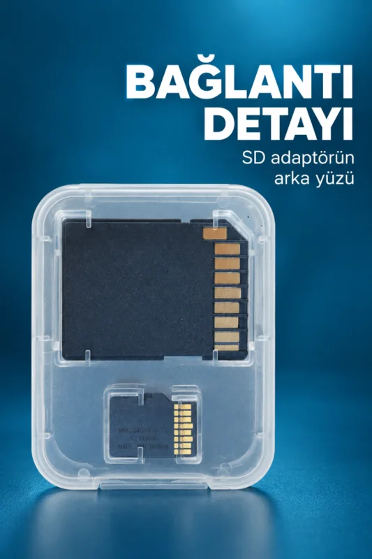 256 GB Micro SD Hafıza Kartı ve SD Adaptör