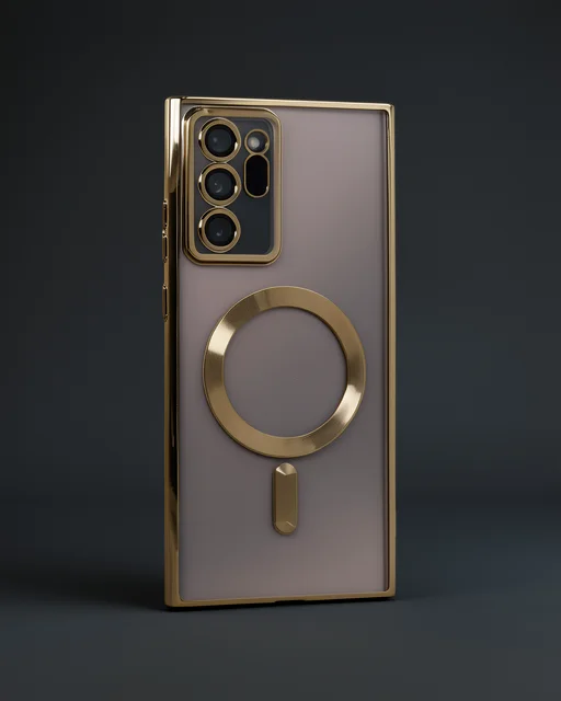 Samsung Galaxy Note 20 Ultra Kılıf Kross Magneticsafe Kapak - Gold