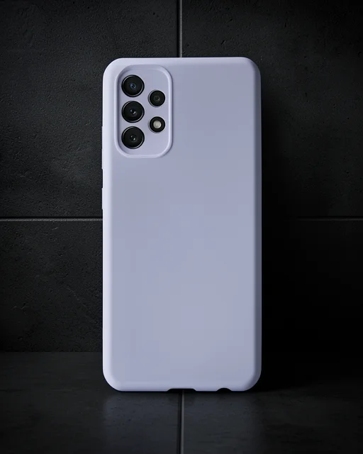 Samsung Galaxy A13 4g Kılıf Nano İçi Kadife Silikon - Lila