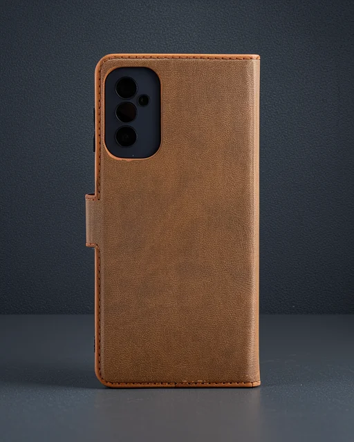 Samsung Galaxy M52 5g Kılıf Trend S Plus Kapaklı Kılıf - Taba