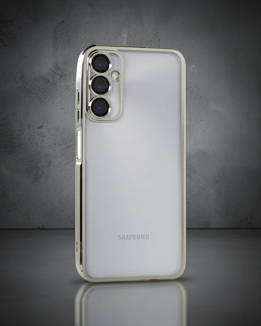 Samsung Galaxy A05s Kılıf Razer Lensli Silikon - Gümüş