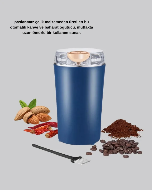 Otomatik Kahve Ve Baharat Öğütücü 1 Adet Paslanmaz Çelik