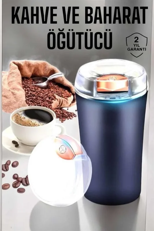 Kolay Taşınabilir Otomatik Kahve Ve Baharat Öğütücü