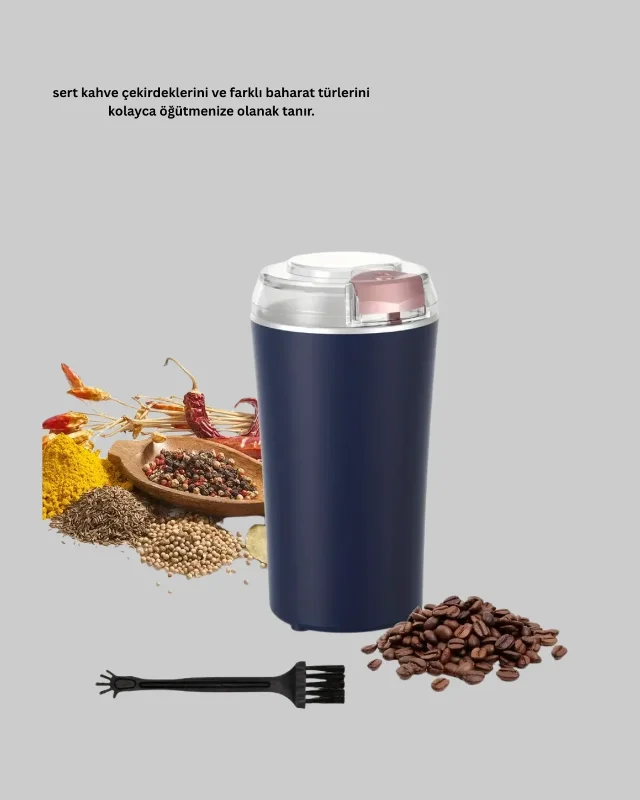 Otomatik Kahve Ve Baharat Öğütücü 1 Adet Dayanıklı Çelik – 2. görsel