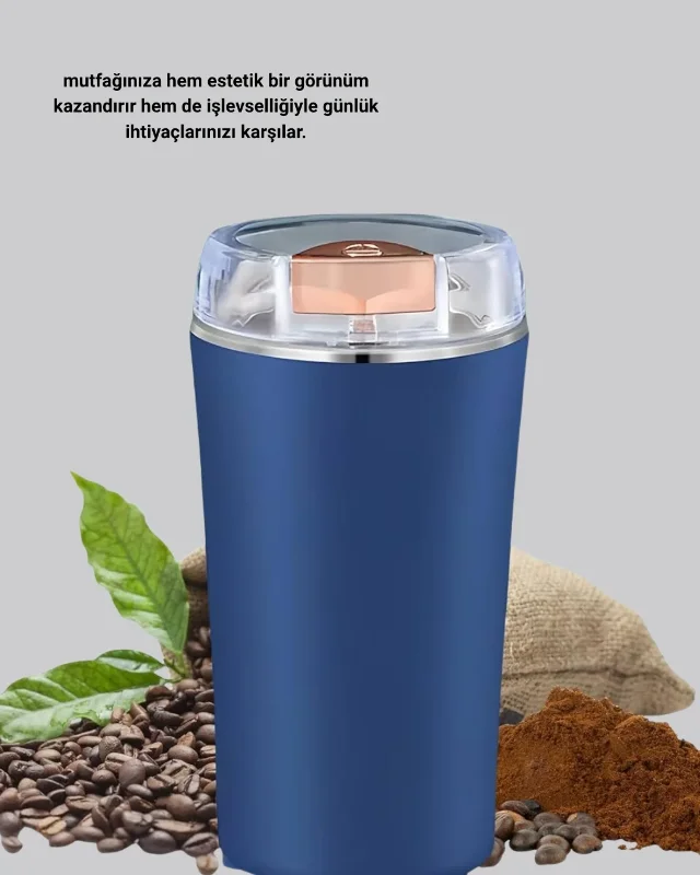 Güçlü Motorlu Elektrikli Kahve Ve Baharat Öğütücü 1 Adet – 2. görsel