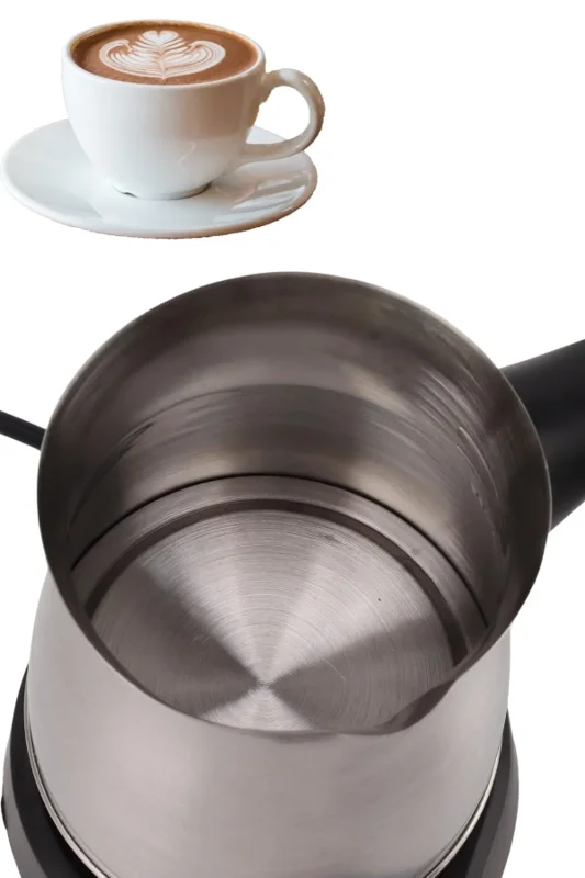 Modern Tasarımlı Elektrikli Cezve 300 Ml Kapasite