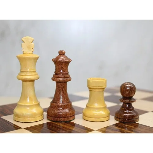 Katlanabilir Ahşap Mıknatıs Taşlı Satranç Oyunu 25 Cm