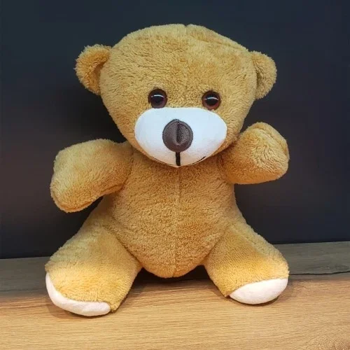 Şık Kahverengi Peluş Oyuncak 25 Cm Hediye