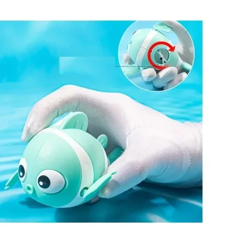 Eğlenceli Kurmalı Balık Bebek Banyo Oyuncağı 1 Adet