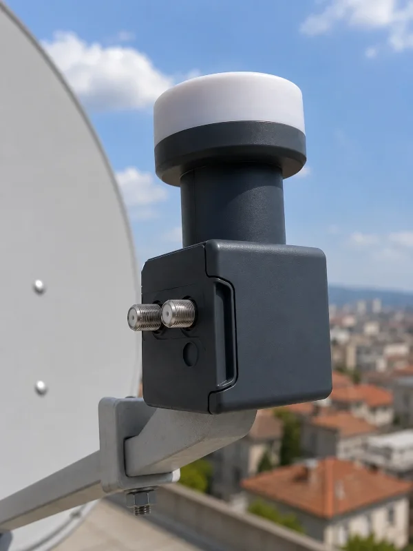 Çift Çıkışlı Twin Lnb 4k Ultra Hd Uydu Ekipmanı – 2. görsel