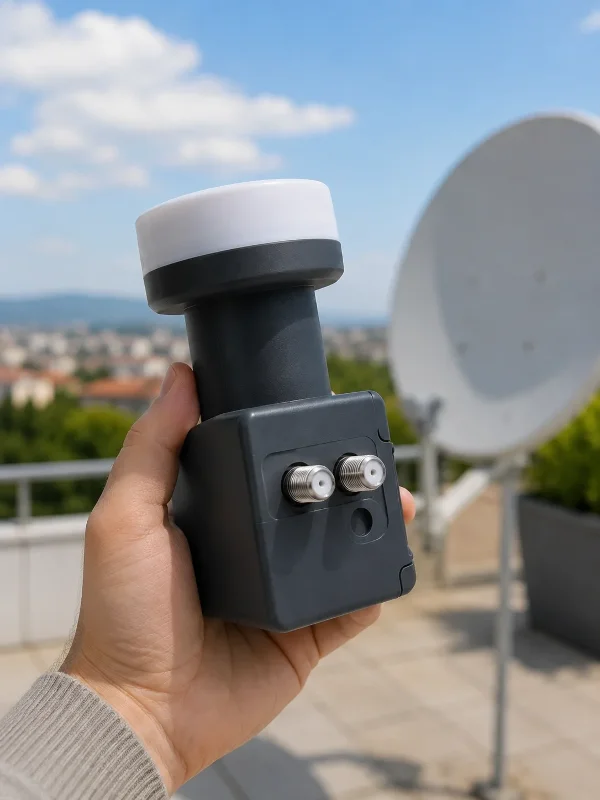 Çift Çıkışlı Twin Lnb 4k Ultra Hd Uydu Ekipmanı