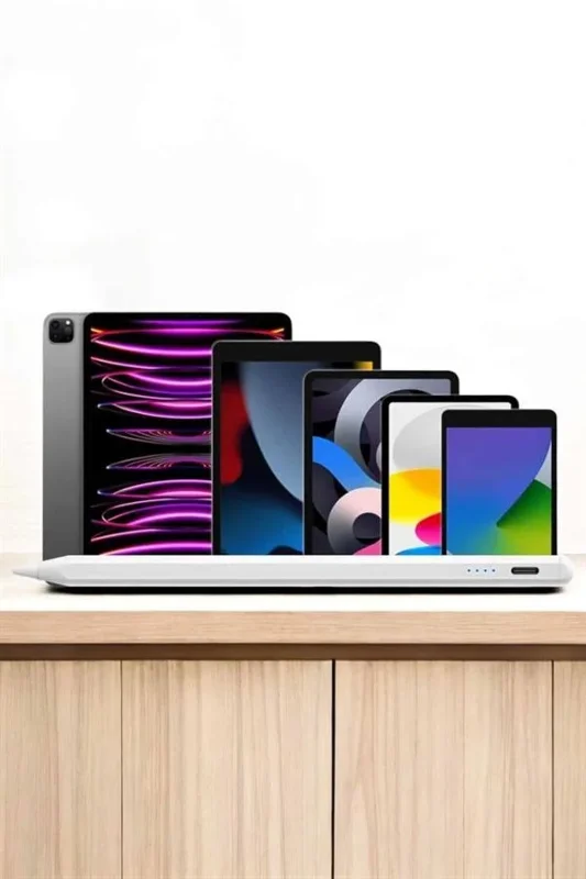 Şarjlı Dokunmatik Kalem Yedek Uçlu Android Ve İos Uyumlu