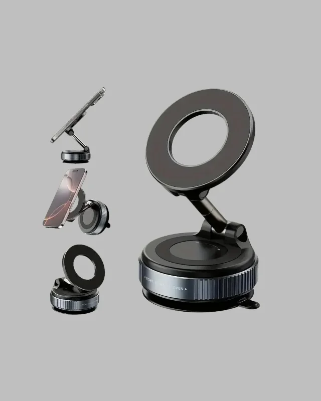 Yeni Nesil 360 Derece Manyetik Araç Telefon Standı