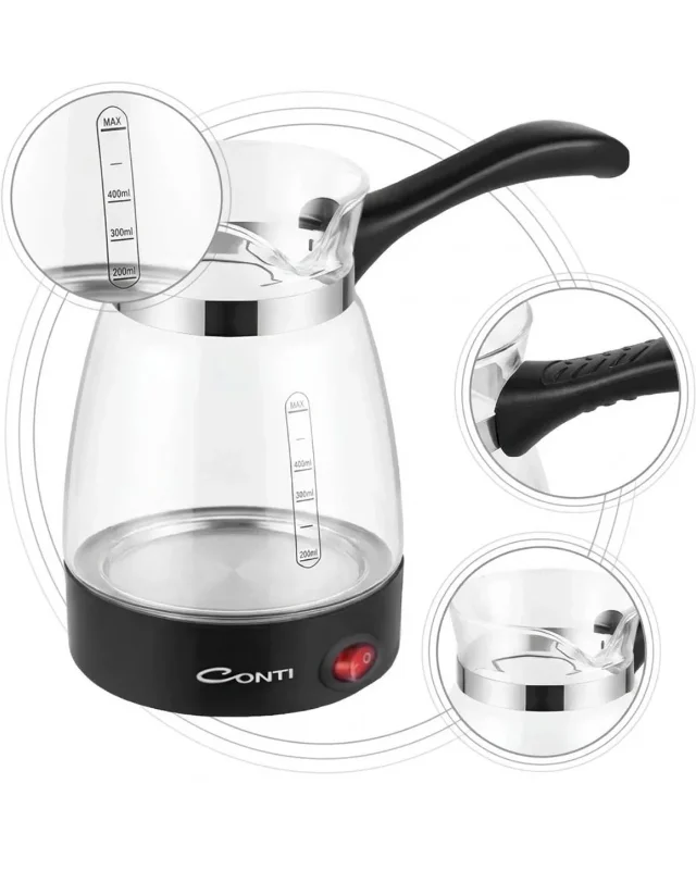 Modern Cam Kahve Makinesi 650w 0.5 Litre Kapasite
