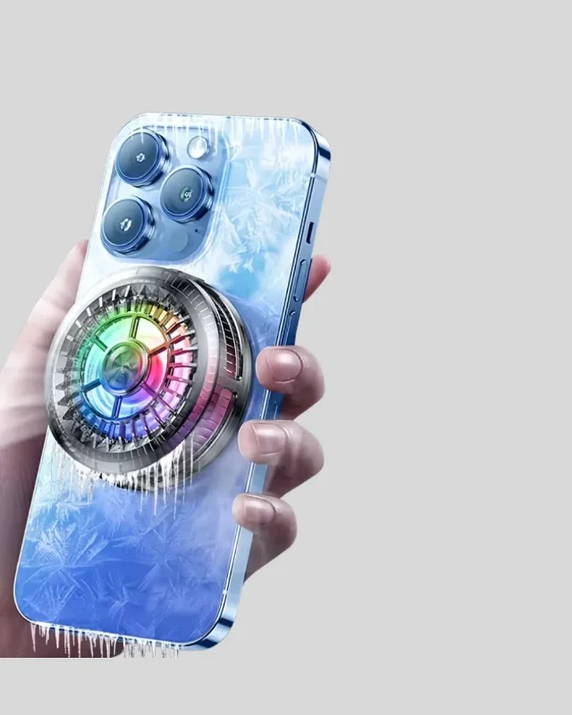 Rgb Işıklı Telefon Soğutucu Fan Uyumlu Tüm