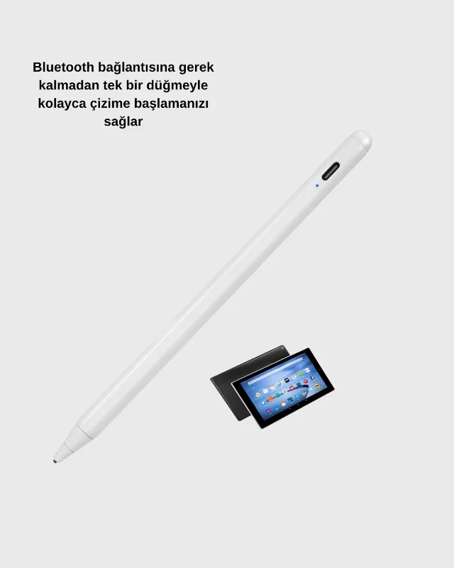 Ergonomik Dokunmatik Kalem Type-c Uyumlu İpad Ve Android Cihazlar İçin