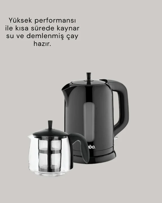 Fonksiyonel Elektrikli Çay Makinesi 2'si 1 Arada